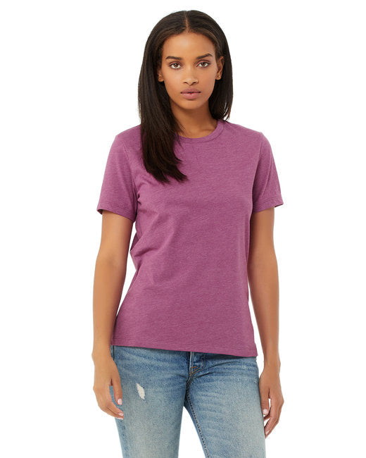 🌸BELLA + CANVAS Ladies' Relaxed Heather CVC Short-Sleeve T-Shirt