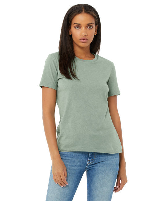 🌸BELLA + CANVAS Ladies' Relaxed Heather CVC Short-Sleeve T-Shirt