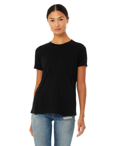 🌸BELLA + CANVAS Ladies' Relaxed Heather CVC Short-Sleeve T-Shirt