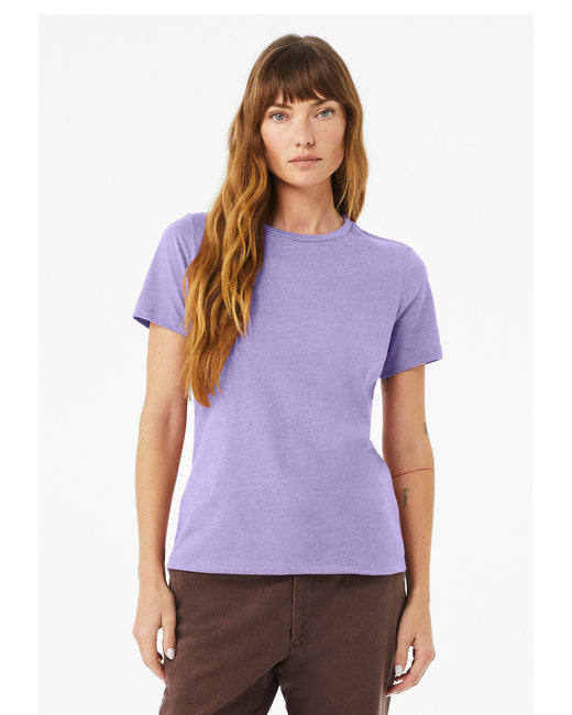 🌸BELLA + CANVAS Ladies' Relaxed Heather CVC Short-Sleeve T-Shirt