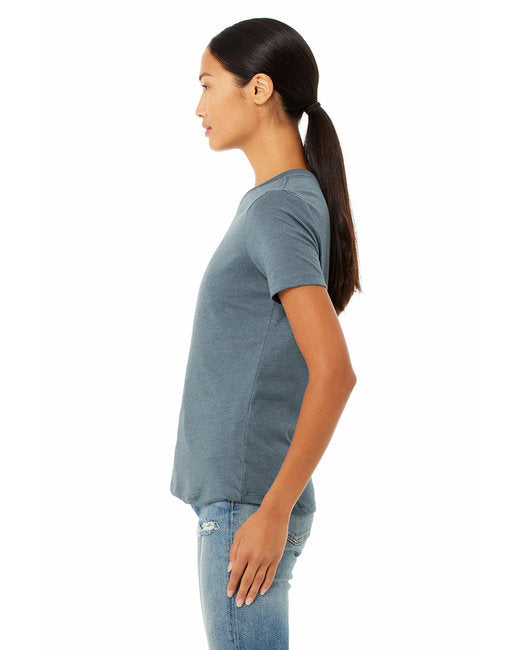 🌸BELLA + CANVAS Ladies' Relaxed Heather CVC Short-Sleeve T-Shirt