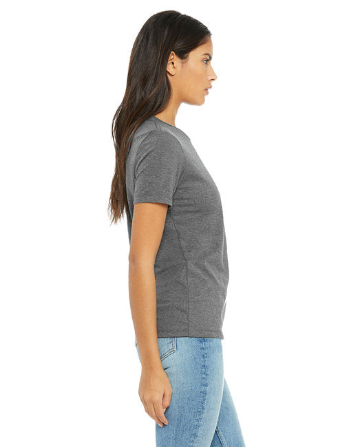 🌸BELLA + CANVAS Ladies' Relaxed Heather CVC Short-Sleeve T-Shirt