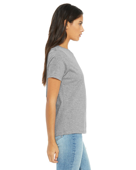 🌸BELLA + CANVAS Ladies' Relaxed Heather CVC Short-Sleeve T-Shirt