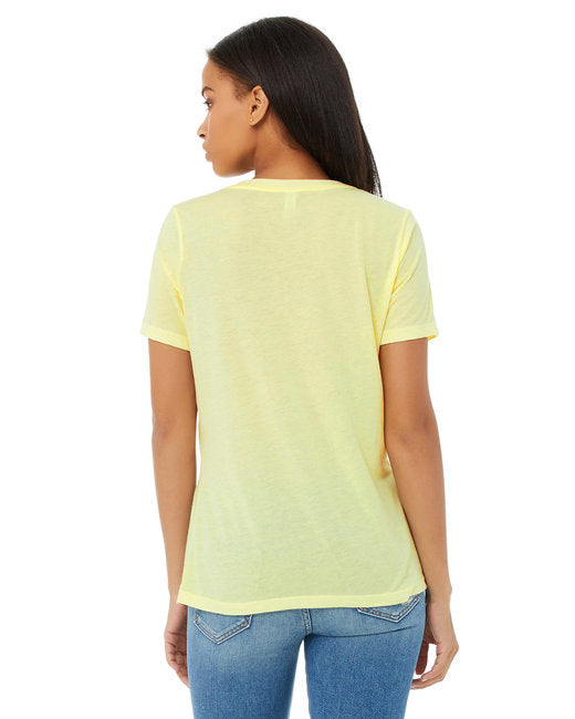 🌸BELLA + CANVAS Ladies' Relaxed Triblend V-Neck T-Shirt