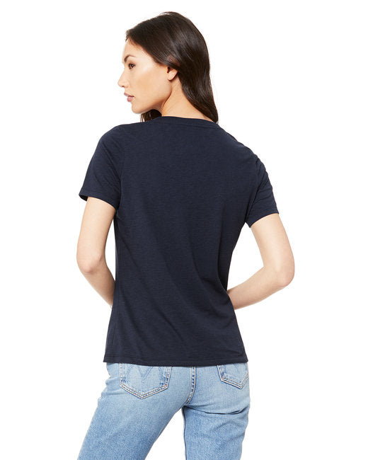 🌸BELLA + CANVAS Ladies' Relaxed Triblend V-Neck T-Shirt