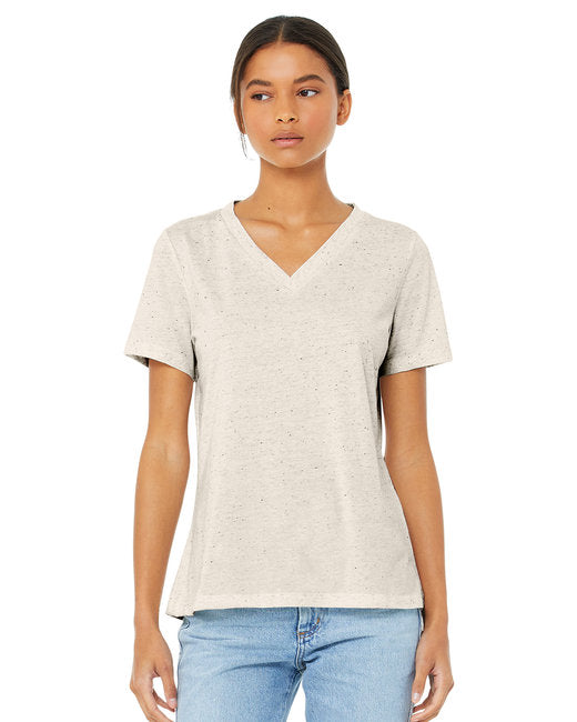 🌸BELLA + CANVAS Ladies' Relaxed Triblend V-Neck T-Shirt