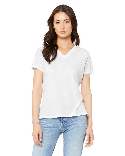 🌸BELLA + CANVAS Ladies' Relaxed Triblend V-Neck T-Shirt