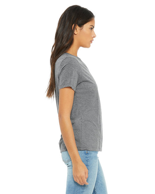 🌸BELLA + CANVAS Ladies' Relaxed Triblend V-Neck T-Shirt