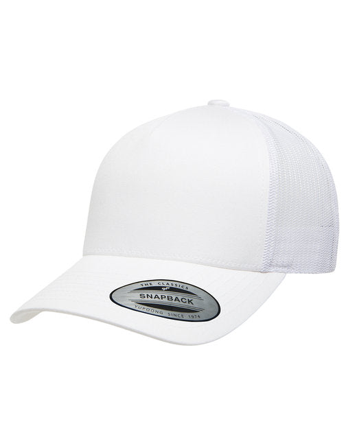 👒Yupoong Adult 5-Panel Retro Trucker Cap