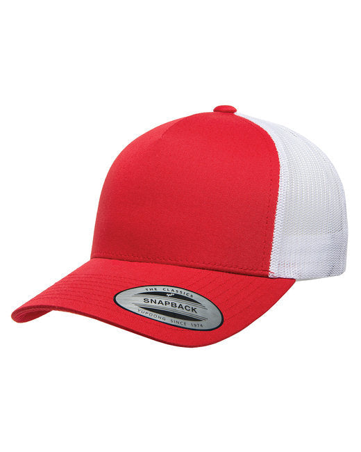 👒Yupoong Adult 5-Panel Retro Trucker Cap