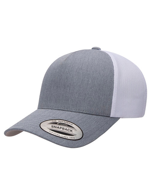 👒Yupoong Adult 5-Panel Retro Trucker Cap