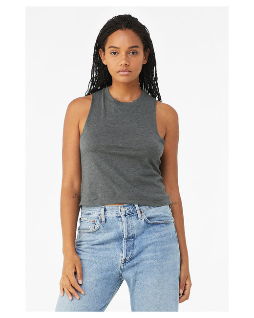 🌸BELLA + CANVAS Ladies' Racerback Cropped Tank