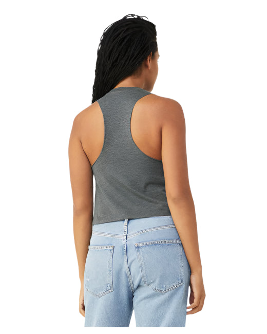 🌸BELLA + CANVAS Ladies' Racerback Cropped Tank www.ebfakestore.com