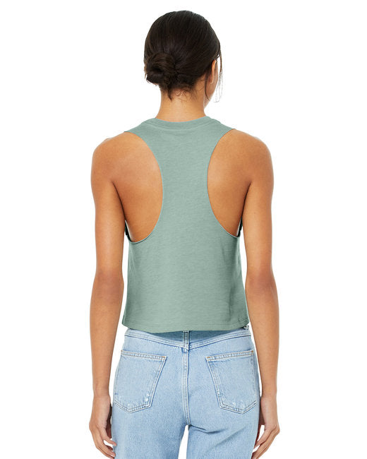 🌸BELLA + CANVAS Ladies' Racerback Cropped Tank www.ebfakestore.com