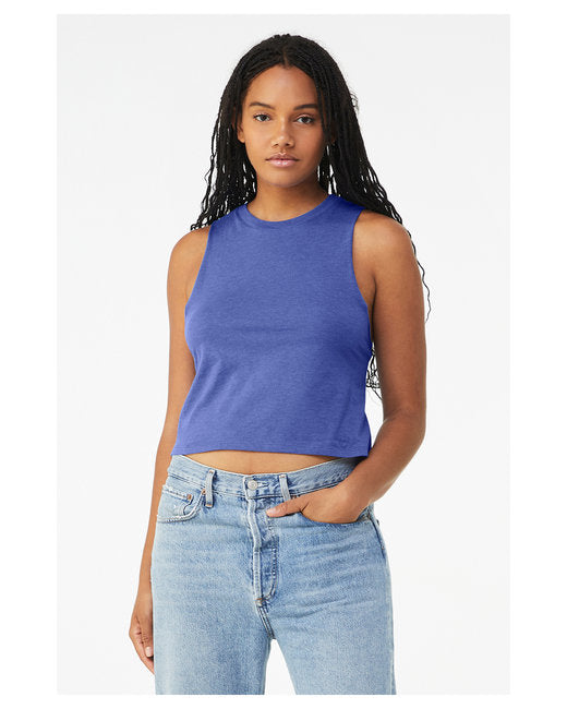 🌸BELLA + CANVAS Ladies' Racerback Cropped Tank