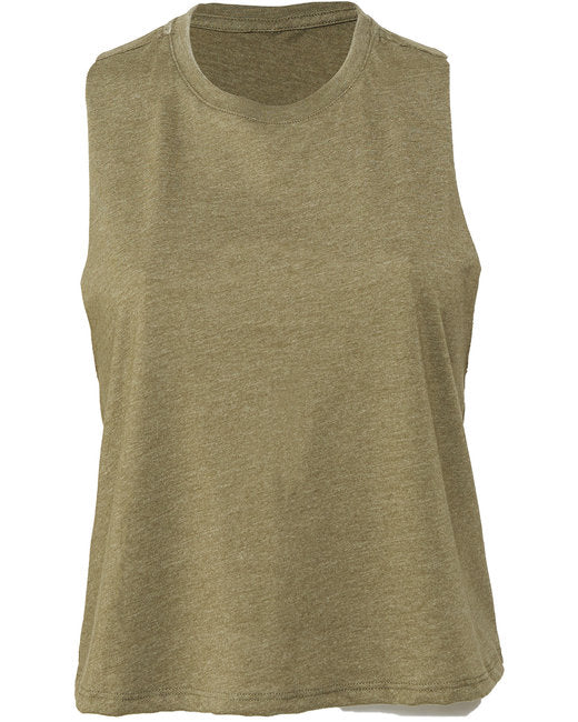 🌸BELLA + CANVAS Ladies' Racerback Cropped Tank