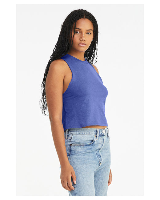 🌸BELLA + CANVAS Ladies' Racerback Cropped Tank