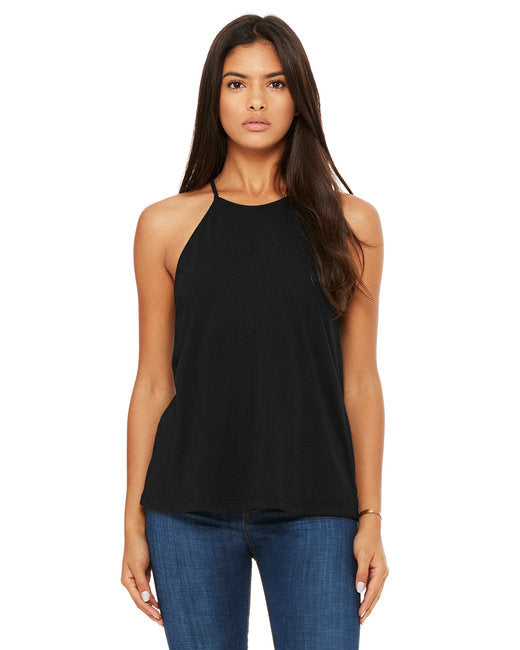 🌸BELLA + CANVAS Ladies' Flowy High Neck Tank Effortless Branding