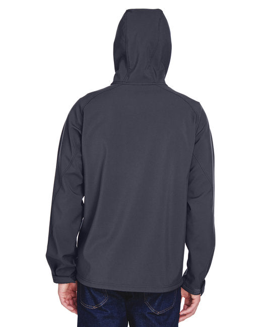 🧭North End Men's Prospect Two-Layer Fleece Bonded Soft Shell Hooded Jacket