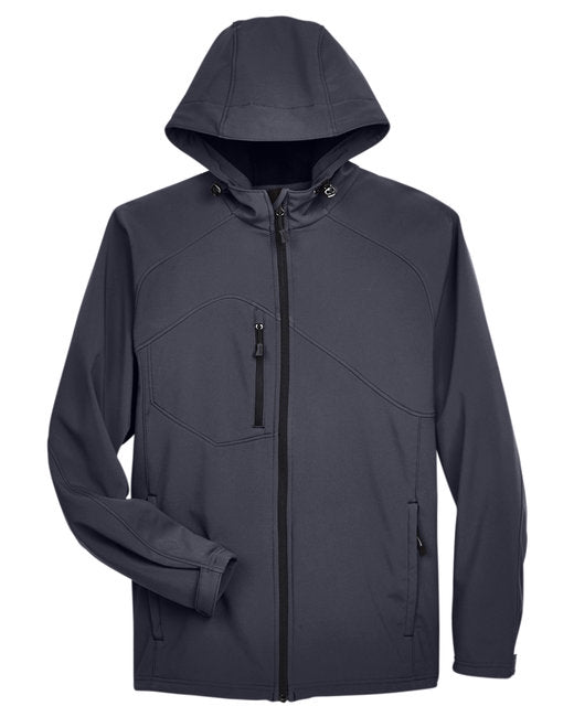 🧭North End Men's Prospect Two-Layer Fleece Bonded Soft Shell Hooded Jacket