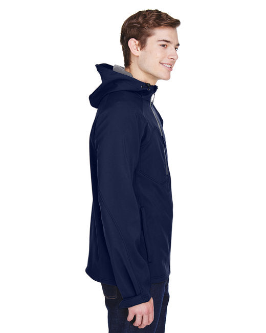 🧭North End Men's Prospect Two-Layer Fleece Bonded Soft Shell Hooded Jacket