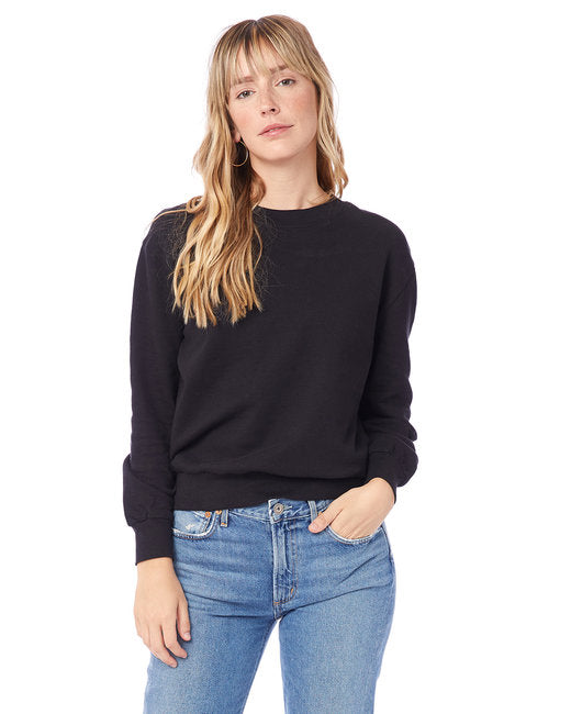 🖤Alternative Ladies' Washed Terry Throwback Pullover Sweatshirt