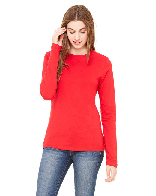 🌸BELLA + CANVAS Ladies' Jersey Long-Sleeve T-Shirt