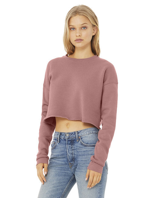 🌸BELLA + CANVAS Ladies' Cropped Fleece Crew