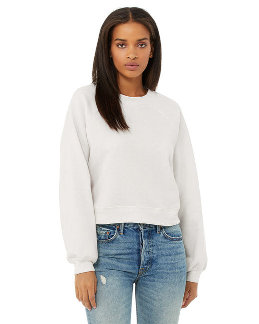 🌸BELLA + CANVAS Ladies' Raglan Pullover Fleece Effortless Branding