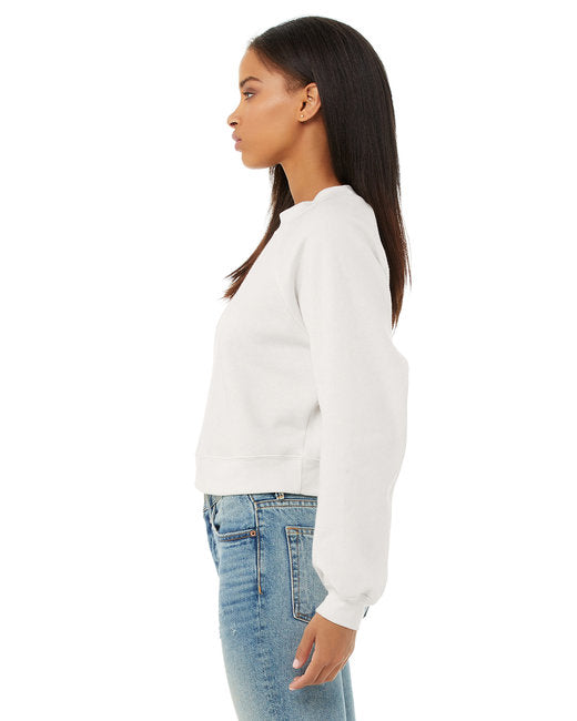 🌸BELLA + CANVAS Ladies' Raglan Pullover Fleece Effortless Branding
