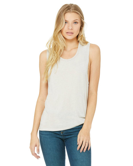 🌸BELLA + CANVAS Ladies' Flowy Scoop Muscle Tank