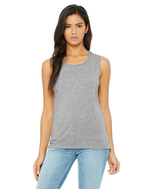 🌸BELLA + CANVAS Ladies' Flowy Scoop Muscle Tank