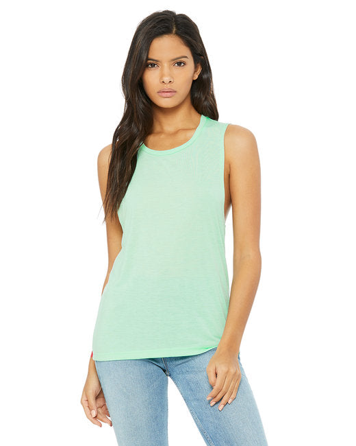 🌸BELLA + CANVAS Ladies' Flowy Scoop Muscle Tank