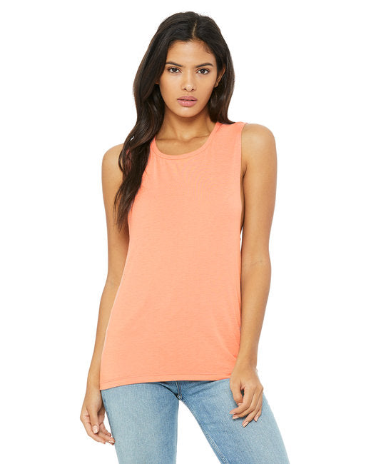 🌸BELLA + CANVAS Ladies' Flowy Scoop Muscle Tank