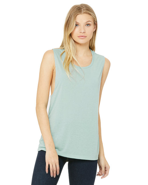 🌸BELLA + CANVAS Ladies' Flowy Scoop Muscle Tank