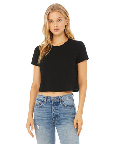 🌸BELLA + CANVAS Ladies' Flowy Cropped T-Shirt