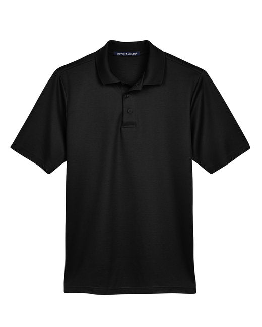 👑Devon & Jones CrownLux Performance® Men's Plaited Polo