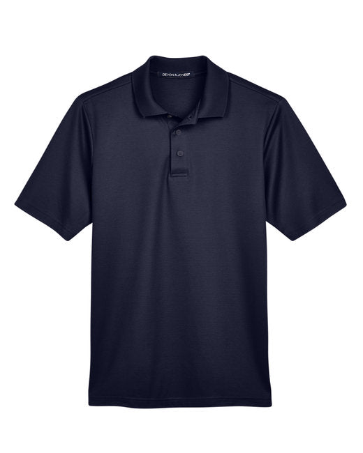 👑Devon & Jones CrownLux Performance® Men's Plaited Polo