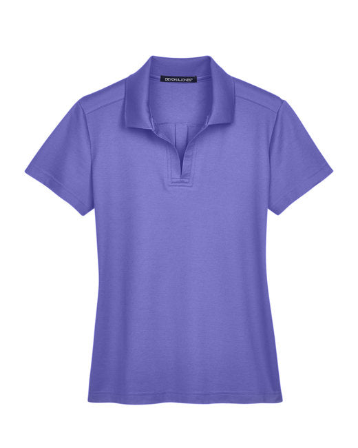 👑Devon & Jones CrownLux Performance® Ladies' Plaited Polo