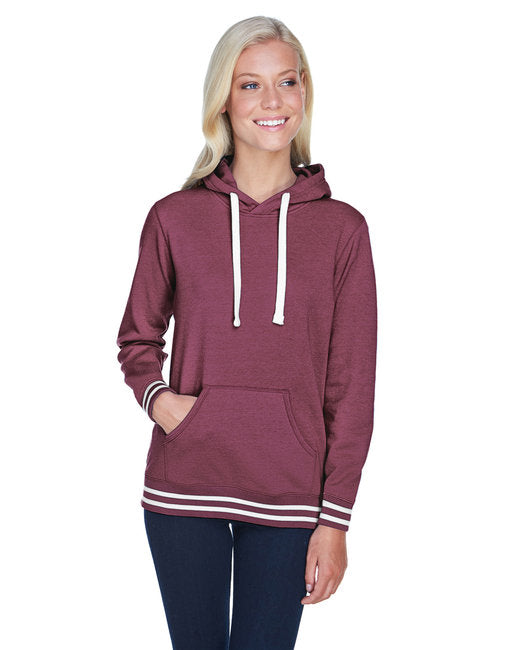 💫J America Ladies' Relay Hooded Sweatshirt