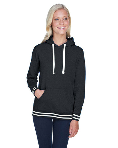 💫J America Ladies' Relay Hooded Sweatshirt