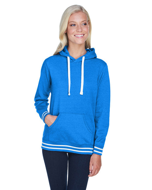 💫J America Ladies' Relay Hooded Sweatshirt