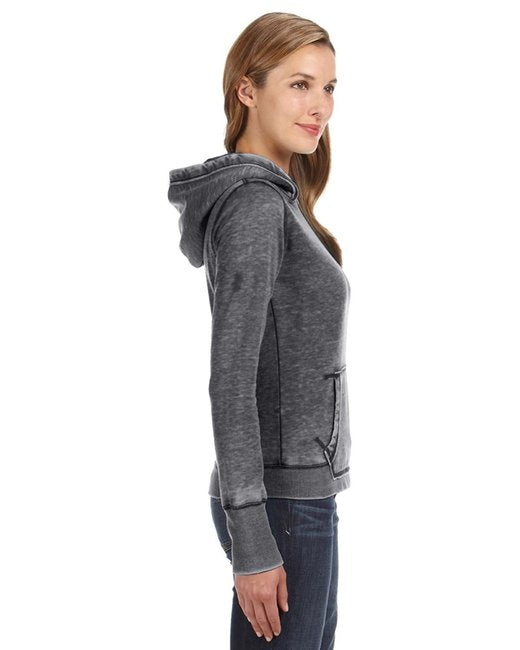 💫J America Ladies' Zen Pullover Fleece Hooded Sweatshirt