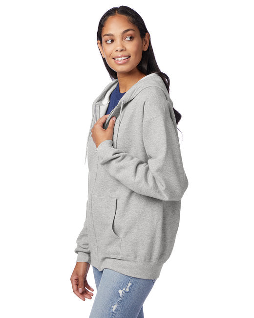 🌎Hanes Adult EcoSmart® Full-Zip Hooded Sweatshirt