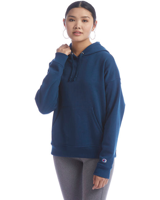 🏆Champion Ladies' PowerBlend Relaxed Hooded Sweatshirt